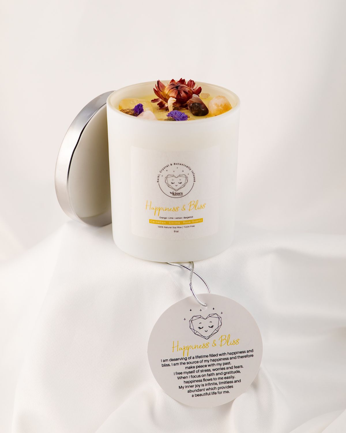 Citrus Soy Candle | Bright Citrus Aroma, Non-Toxic Clean Burn