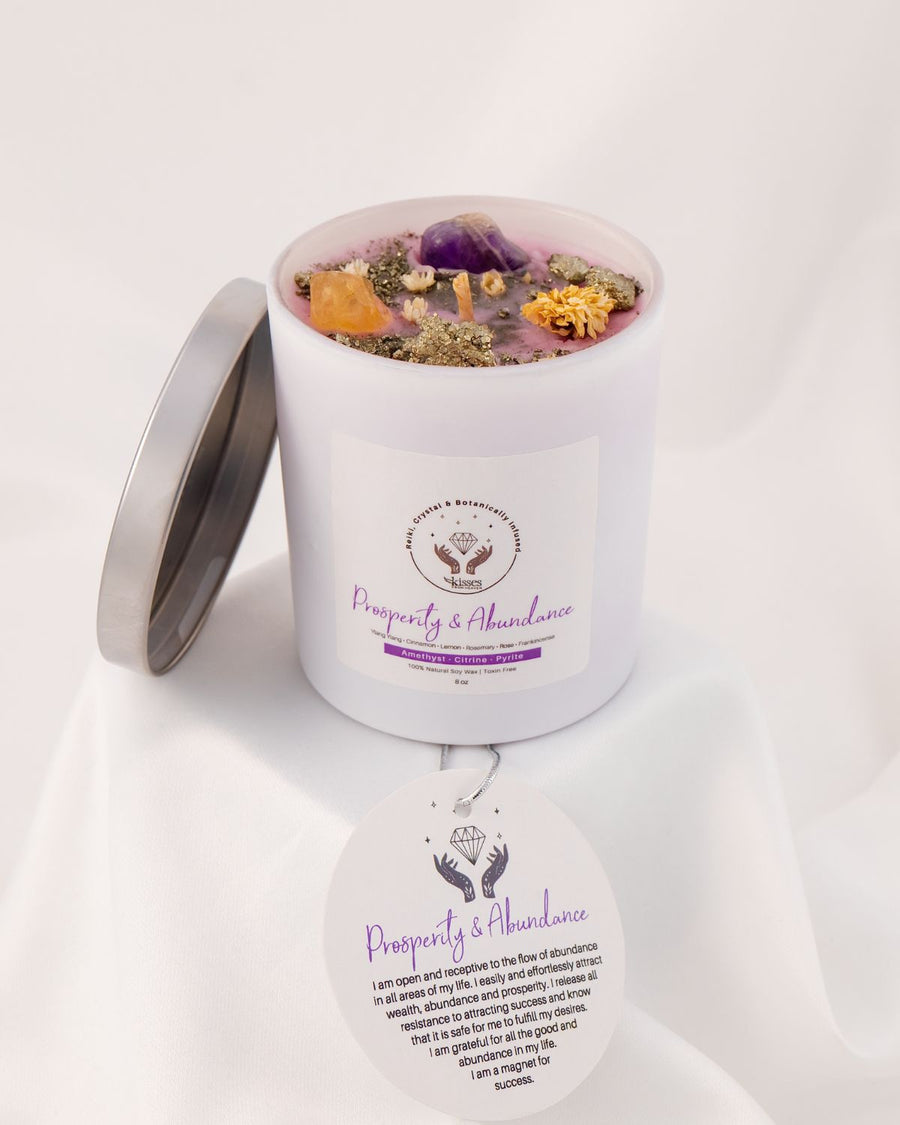 Cinnamon Rose Aromatherapy Soy Candle | Non-Toxic, Clean Burn