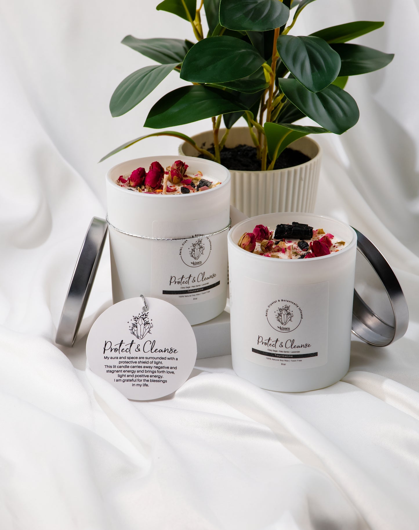 Lavender & Palo Santo Soy Candle | Non-Toxic, Clean Burn
