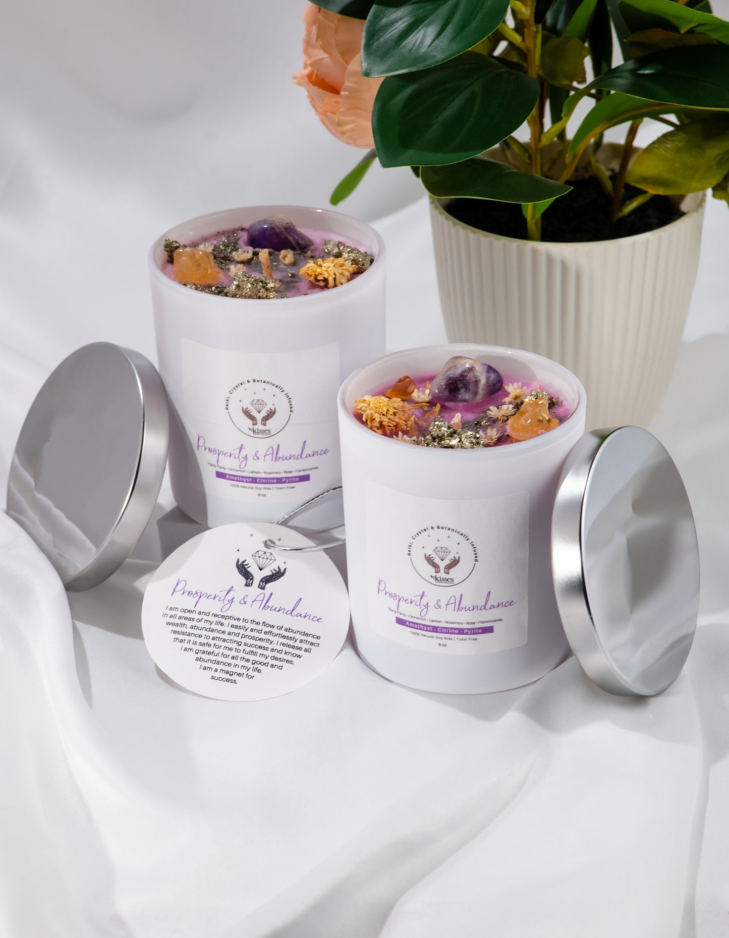 Cinnamon Rose Aromatherapy Soy Candle | Non-Toxic, Clean Burn