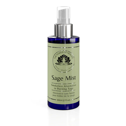 Sage Mist spray bottle on a white background
